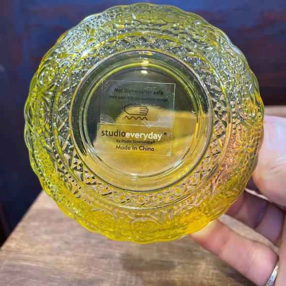 Set of 4 Studio Silversmiths Studio Everyday Renaissance Colours Glass Bowls - Picture 4 of 11